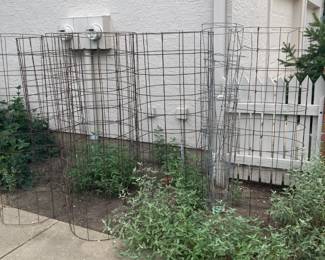 lots and lots of gardening cages