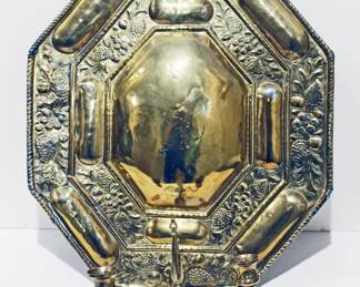 Dutch Brass Wall Sconce