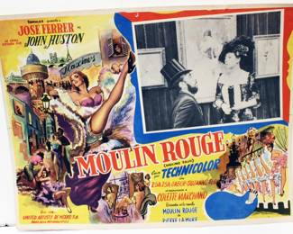 Vintage Spanish Movie Poster MOULIN ROUGE