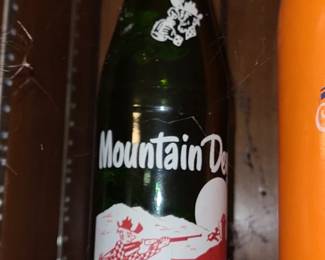 Vintage Bottle of Mountain Dew 