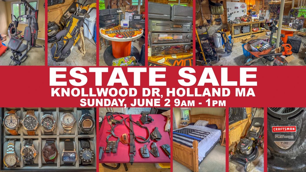 Bachelor Pad Estate Sale featuring Harley Davidson, tools, Steelers NFL & more