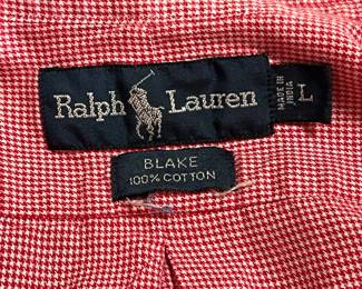 Ralph Lauren 100% cotton Size Large mens clothing in nearby Holland Massachusetts this Sunday June 2 from 9am-1pm
