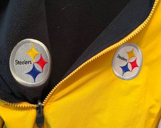 NFL Steelers reversible coat in nearby Holland Massachusetts this Sunday June 2 from 9am-1pm