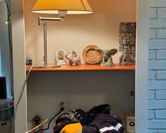 Harley Davidson hats, NFL Steelers hats, lamps, Aztec decor, small kitchen appliances in nearby Holland Massachusetts this Sunday June 2 from 9am-1pm