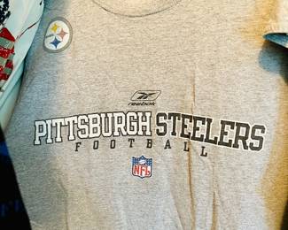 Pittsburgh Steelers NFL Football mens clothing in nearby Holland Massachusetts this Sunday June 2 from 9am-1pm