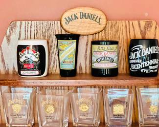 Jack Daniels shot glasses collection in nearby Holland Massachusetts this Sunday June 2 from 9am-1pm