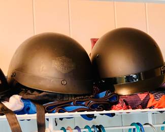 Harley-Davidson Motorcycle Helmets and Police helmets in sizes XS to XL in nearby Holland Massachusetts this Sunday June 2 from 9am-1pm