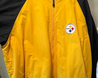 NFL Steelers reversible coat in nearby Holland Massachusetts this Sunday June 2 from 9am-1pm