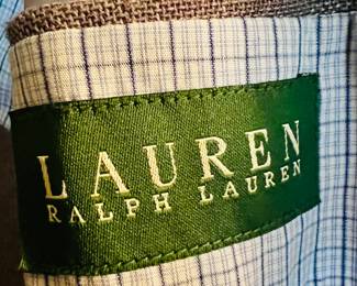 Ralph Lauren sports coat in nearby Holland Massachusetts this Sunday June 2 from 9am-1pm