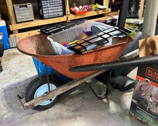 Yard lawn and garden tools including Wheelbarrow  in nearby Holland Massachusetts this Sunday June 2 from 9am-1pm