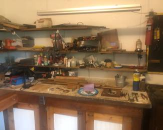Work Room: Tools, Fishing Equipment & Much More