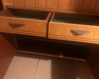 Mid Century Modern Danish Teak Bar Cabinet