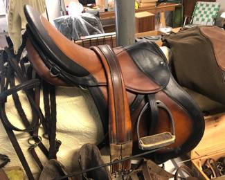 Vintage Stubben Made in Switzerland Riding Saddle