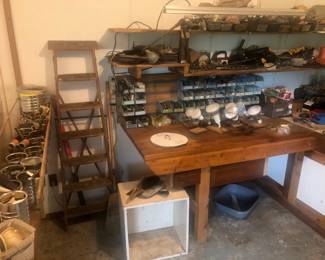 Work Room: Tools, Fishing Equipment & Much More