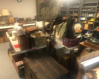 Entire Garage Stocked with Contents