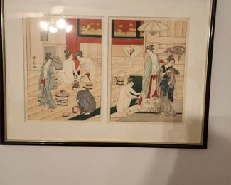 EROTIC JAPANESE WOOD BLOCK ART