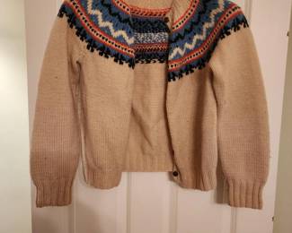 VINTAGE MID-CENTURY HANDMADE SWEATER