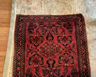 Oriental 1920s Sarouk Rug (2'10" x 3'1")