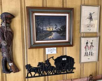 Tom Trapp "Evening Ducks in Flight (1984) oil painting on canvas