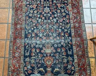 Oriental 1920s Sarouk Rug (3'3" x 5')
