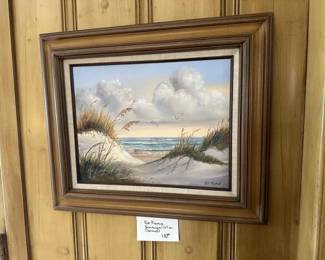 Pat Pierce Seascape Oil Painting on Canvas