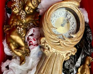 Bins and Bins of Christmas Decor and Crafting Supplies