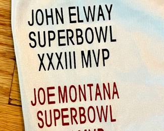 Signed Quarterbacks Of The Century Jersey - Joe Montana, Dan Marino, John Elway, Johnny Unitas
