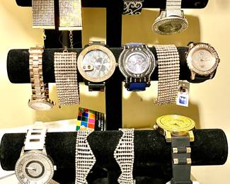 Variety of Watches and Costume Jewelry