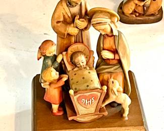 This music box is one of Several pieces of vintage ANRI of Italy  carved pieces