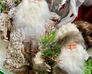 Bins and Bins of Christmas Decor and Crafting Supplies