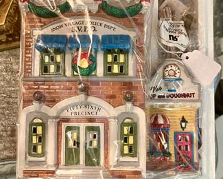 Dept 56 Snow Village houses and accessories in original boxes