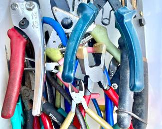 Wide Variety of pliers, crimpers and cutters