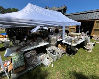 Too many items to keep inside! Hundreds of treasures will be available outside at this sale!