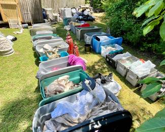 Too many items to keep inside! Hundreds of treasures will be available outside at this sale!