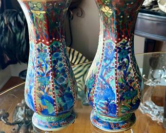 Clobberware Vases Japan Circa 1700