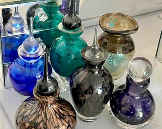 Art Glass Scent Bottles