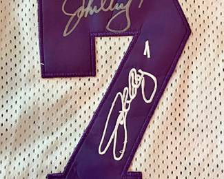 Signed Quarterbacks Of The Century Jersey - Joe Montana, Dan Marino, John Elway, Johnny Unitas