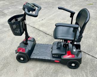 Drive Medical Scout Compact Travel Power Scooter - 4 Wheel