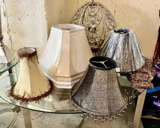 Variety of unique lamp shades