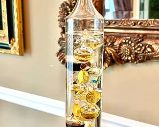 Galileo Vintage Glass Thermometer