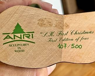 Several pieces of vintage ANRI of Italy  carved pieces