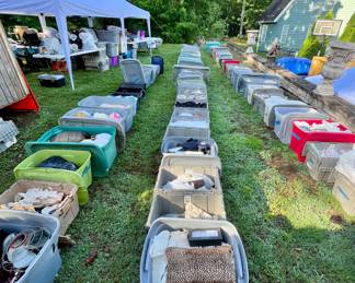 Too many items to keep inside! Hundreds of treasures will be available outside at this sale!