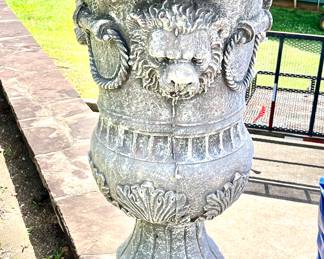 Concrete Yard Urn