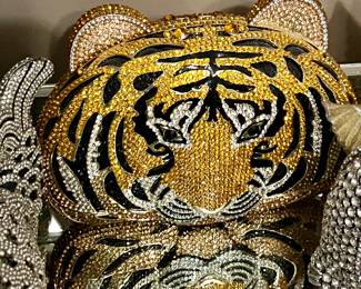 Austrian Crystal clutch purses in the form of your favorite animal.