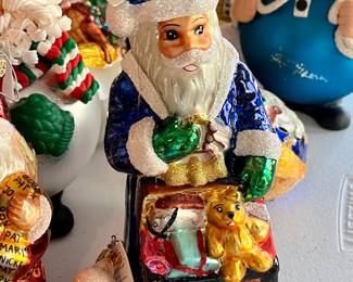 Christopher Radko Christmas Ornaments.