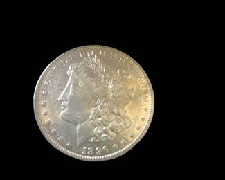 1896 P Morgan Silver Dollar