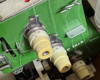 vintage baby lock serger machine with instructions