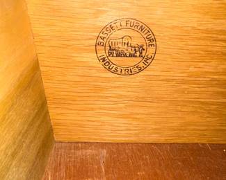 makers mark on interior drawer of dresser