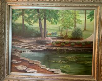Large original oil painting