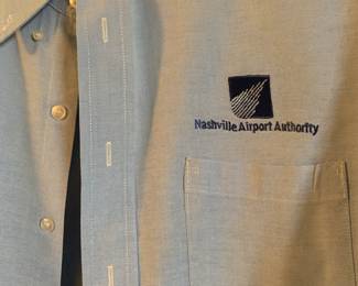 Nashville Airport Authority size medium men's button down shirt -look around the house. There will be lots of BNA/Airport Authtority items